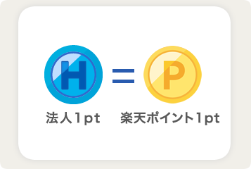 たまった法人ECポイントは、1ポイント＝1円として翌月のお支払いに充当できます。