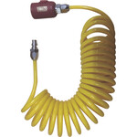 ヤマト　スパイラルエアホース（ボタン式カップリング付）