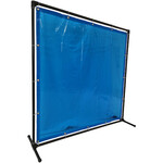 ＴＲＵＳＣＯ　溶接遮光フェンス　１５１５型単体　固定足　青