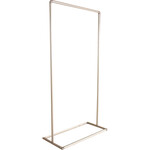 吉野　衝立用アルミパイプ　１×２　単体固定