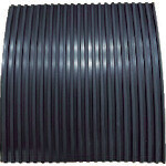 ＹＯＴＳＵＧＩ　耐電ゴム板　黒色　Ｂ山　１０Ｔ×１Ｍ×１Ｍ