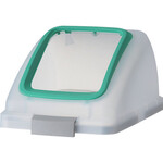 コンドル　屋内用屑入れ　リサイクルトラッシュ　ＳＫＬ－３５用　角穴蓋　緑