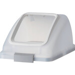 コンドル　屋内用屑入れ　リサイクルトラッシュ　ＳＫＬ－３５用　角穴蓋　白