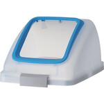 コンドル　屋内用屑入れ　リサイクルトラッシュ　ＳＫＬ－５０用　角穴蓋　青