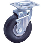 カナツー　ゼロプレッシャータイヤ　自在金具Ｓ付　許容荷重１６０ｋｇｆ　車輪径Ｄ２５０ｍｍ