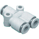 ＣＫＤ　チューブ継手　　ニュージョイントステンレスタイプ（Ｙ形チーズ）　適合チューブ外径１０ｍｍ／１０ｍｍ