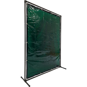 ＴＲＵＳＣＯ　溶接遮光フェンス　２０１５型単体　固定足　緑