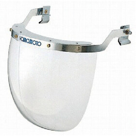 ＹＡＭＡＭＯＴＯ　防災面　ヘルメット取付タイプ　透明