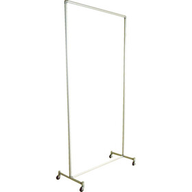 吉野　衝立用アルミパイプ　１×２　単体キャスター