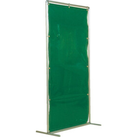 吉野　遮光フェンスアルミパイプ　１×２　単体固定　グリーン