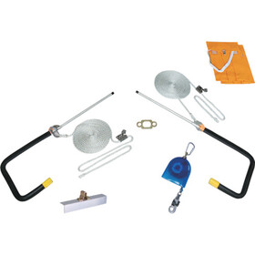 ＴＳＵＹＯＲＯＮ　屋根上作業用墜落防止器具　ＹＵ－４１０　ヤネロップ　１名用