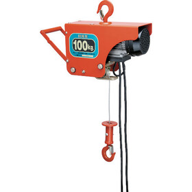 ＨＨＨ　電気ホイスト　１００ｋｇ　揚程１０ｍ