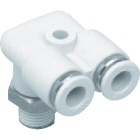 ＣＫＤ　チューブ継手　　ニュージョイントステンレスタイプ（ＦＹ形Ｒ付）　適合チューブ外径１０ｍｍ　接続口径Ｒ１／４